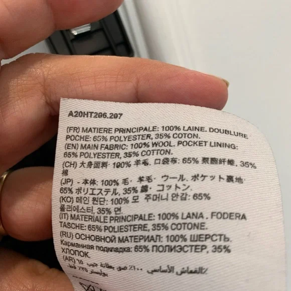 Ami Alexandre Mattiussi black pants. Size 38 (Small) - Picture 6 of 6